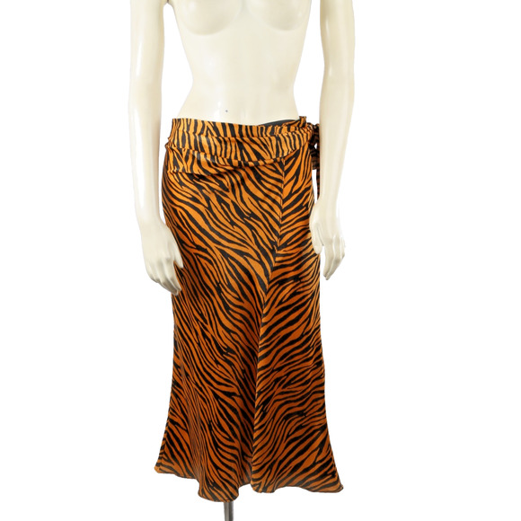 J.O.A. Just One Answer Tiger Print Skirt Size M - Picture 1 of 12